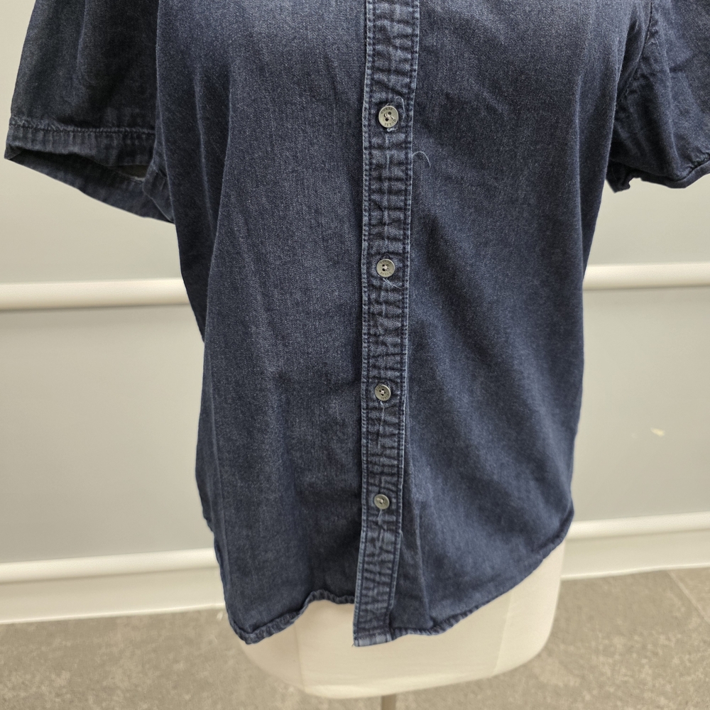 Guess Men's Dark Blue Casual Button Down Shirt - Picture 3 of 9